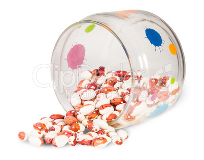 Beans In A Glass Jar