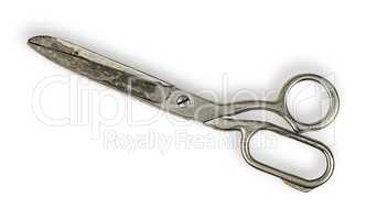 Closed old tailor scissors