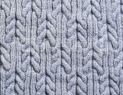 Gray background knitted fabric