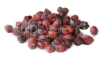 Heap Of Dry Rosehip Fruit