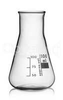 In front glass conical flask