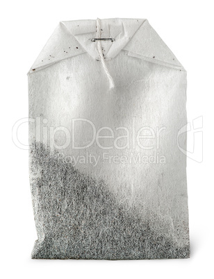 In front single tea bag with thread