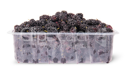 Mulberry in a plastic tray