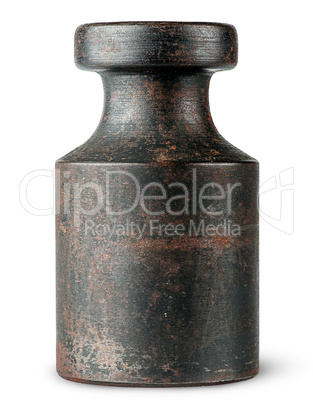 Old rusty scale weight