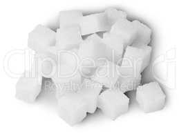 Pile Of Sugar Cubes On Top