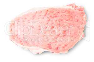 Raw Pork Schnitzel