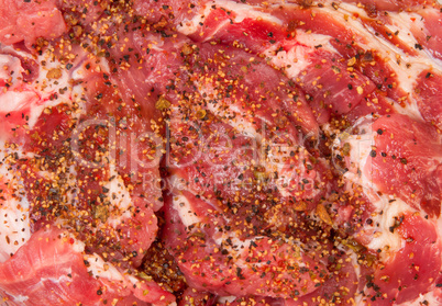 Raw Pork With Spices