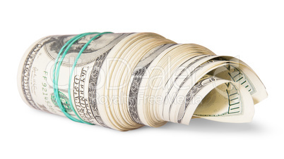 Roll of money on the side