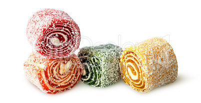 Several pieces of Turkish Delight