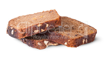 Several pieces of unleavened bread with seeds