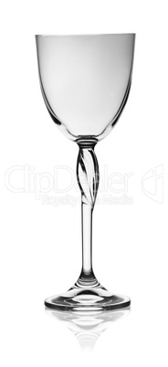 Single glass champagne glass