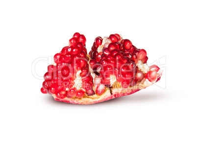 Single Of Ripe Juicy Pomegranate