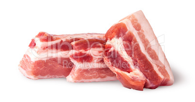 Three pieces of bacon