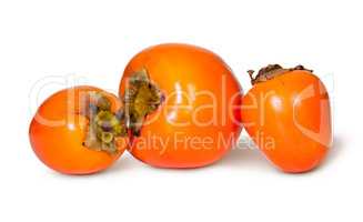 Three Whole Persimmons