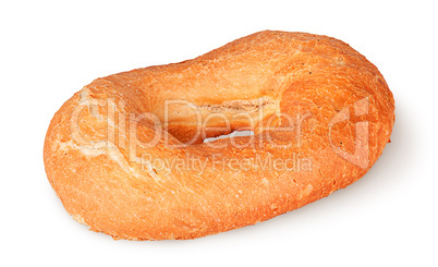 Traditional oriental pita bread rotated
