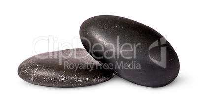 Two black stones for Thai spa