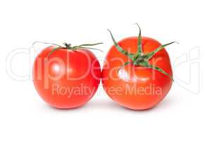 Two Fresh Red Tomato