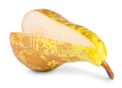 Yellow Pear Segment Without