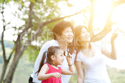 Portrait of grandmother, mother and daughter.