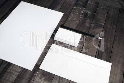 Blank branding mockup