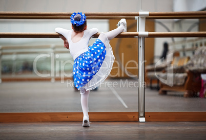 Little girl ballerina