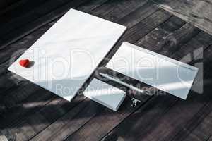 Blank stationery set