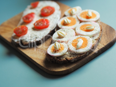 Tasty bread in a kitchen