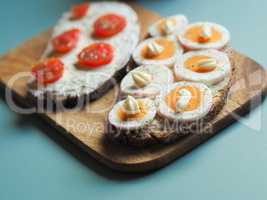 Tasty bread in a kitchen