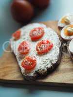 Tasty bread in a kitchen