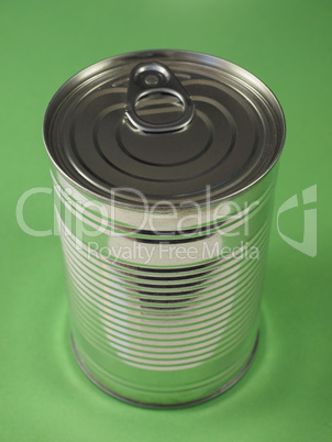 tin can canned food