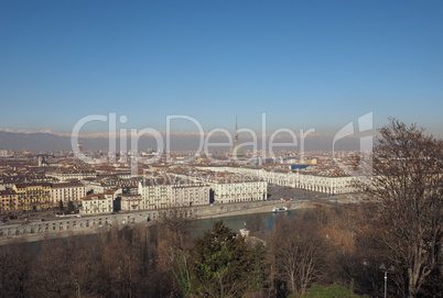 Aerial view of Turin