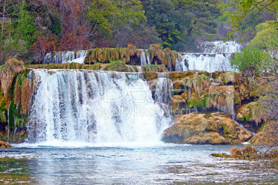 Waterfall on Krka river