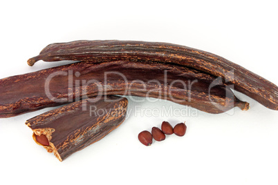 Dried carob