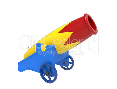 Colorful cannon