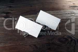 Blank business cards