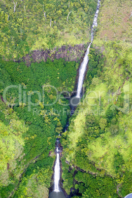 Wasserfall auf Kauai