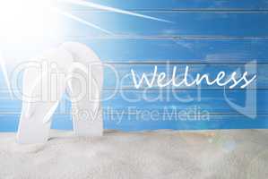 Sunny Summer Background, Text Wellness