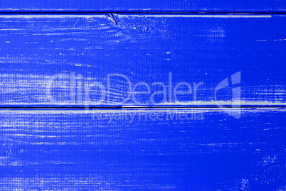 Dark Blue Wooden Slats Background With Copy Space