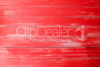 Red Vintage Wooden Background, Copy Space