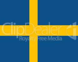 Fahne von Schweden