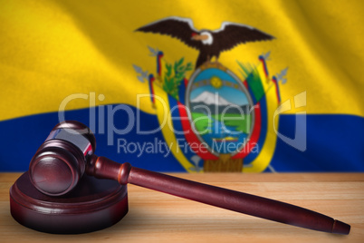 Composite image of hammer and gavel