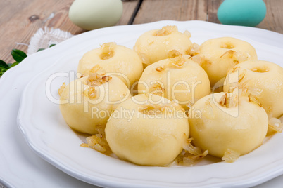 Silesian potato dumplings