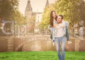Couple in amsterdam