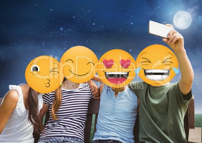 friends emoji face