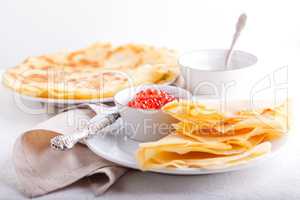 Caviar and crepes