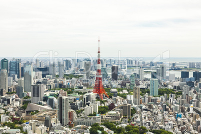 Tokyo Tower and City Skyline, Japan