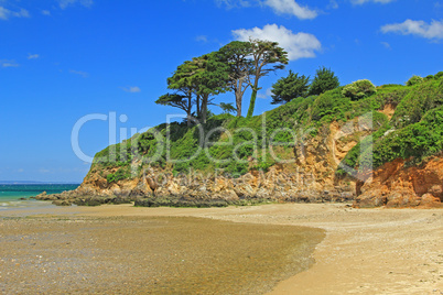 Strand in der Bretagne