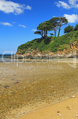 Strand in der Bretagne