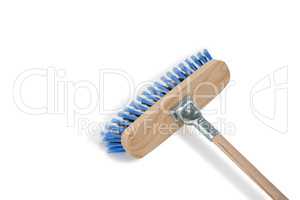 Cropped image of wooden broom