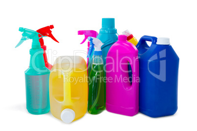 Cleaning liquid in bottles